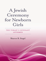A Jewish Ceremony for Newborn Girls: The Torah’s Covenant Affirmed