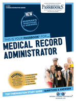 Medical Record Administrator: Passbooks Study Guide