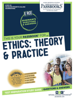 ETHICS: THEORY & PRACTICE: Passbooks Study Guide