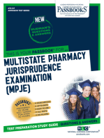 MULTISTATE PHARMACY JURISPRUDENCE EXAMINATION (MPJE): Passbooks Study Guide