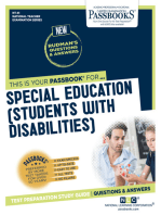 SPECIAL EDUCATION (Students with Disabilities): Passbooks Study Guide
