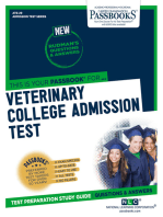 VETERINARY COLLEGE ADMISSION TEST (VCAT): Passbooks Study Guide