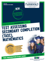 Test Assessing Secondary Completion (TASC), Mathematics: Passbooks Study Guide