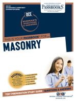 MASONRY: Passbooks Study Guide