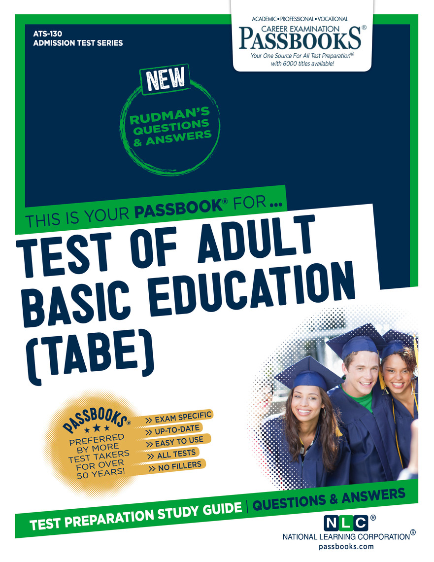Read TEST OF ADULT BASIC EDUCATION (TABE) Online by National Learning ...