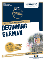 BEGINNING GERMAN: Passbooks Study Guide