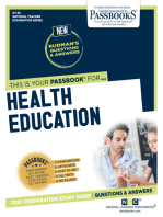 HEALTH EDUCATION: Passbooks Study Guide