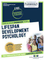 LIFE SPAN DEVELOPMENTAL PSYCHOLOGY: Passbooks Study Guide