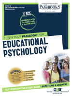 EDUCATIONAL PSYCHOLOGY: Passbooks Study Guide