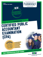 CERTIFIED PUBLIC ACCOUNTANT EXAMINATION (CPA): Passbooks Study Guide