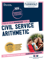 CIVIL SERVICE ARITHMETIC: Passbooks Study Guide