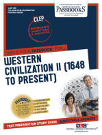 WESTERN CIVILIZATION II (1648 To Present): Passbooks Study Guide