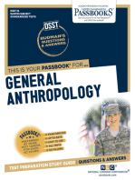 GENERAL ANTHROPOLOGY: Passbooks Study Guide