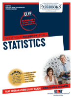 STATISTICS: Passbooks Study Guide