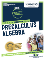 Precalculus Algebra: Passbooks Study Guide