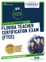 FLORIDA TEACHER CERTIFICATION EXAM (FTCE): Passbooks Study Guide