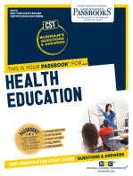 Health Education: Passbooks Study Guide