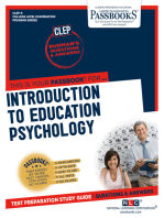 INTRODUCTION TO EDUCATIONAL PSYCHOLOGY: Passbooks Study Guide