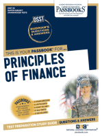 PRINCIPLES OF FINANCE: Passbooks Study Guide