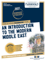AN INTRODUCTION TO THE MODERN MIDDLE EAST: Passbooks Study Guide