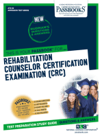 REHABILITATION COUNSELOR CERTIFICATION EXAMINATION (CRC): Passbooks Study Guide