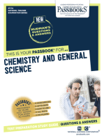 CHEMISTRY AND GENERAL SCIENCE: Passbooks Study Guide