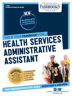 Health Services Administrative Assistant: Passbooks Study Guide