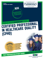 CERTIFIED PROFESSIONAL IN HEALTHCARE QUALITY (CPHQ): Passbooks Study Guide
