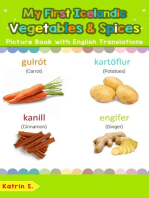 My First Icelandic Vegetables & Spices Picture Book with English Translations: Teach & Learn Basic Icelandic words for Children, #4