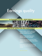 Earnings quality A Complete Guide - 2019 Edition