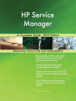 HP Service Manager A Complete Guide - 2019 Edition