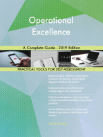 Operational Excellence A Complete Guide - 2019 Edition