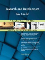 Research and Development Tax Credit A Complete Guide - 2019 Edition