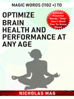 Magic Words (1102 +) to Optimize Brain Health and Performance at Any Age