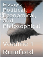 Essays; Political, Economical, and Philosophical — Volume 1