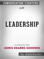 Leadership: In Turbulent Times by Doris Kearns Goodwin | Conversation Starters