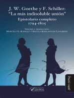 J. W. Goethe y F. Schiller: "La más indisoluble unión": Epistolario completo 1794-1805