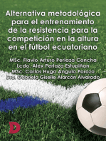 Alternativa metodológica para el entrenamiento de la resistencia para la competición en la altura en el fútbol ecuatoriano