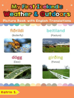 My First Icelandic Weather & Outdoors Picture Book with English Translations
