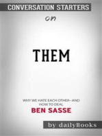 Them: Why We Hate Each Other--and How to Heal by Ben Sasse | Conversation Starters