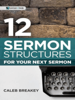 12 Sermon Structures for Your Next Sermon