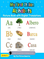 My First Italian Alphabets Picture Book with English Translations: Teach & Learn Basic Italian words for Children, #1