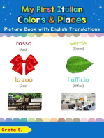 My First Italian Colors & Places Picture Book with English Translations: Teach & Learn Basic Italian words for Children, #6
