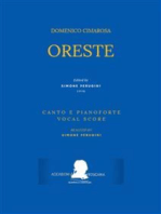 Oreste (Canto e pianoforte - Vocal Score)