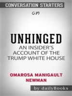 Unhinged: An Insider's Account of the Trump White House by Omarosa Manigault Newman | Conversation Starters