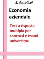 Economia aziendale. Quesiti a risposta multipla