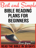 Best and Simple Bible Reading Plans for Beginners:Read the Bible In 30 Days