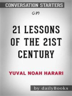 21 Lessons for the 21st Century: by Yuval Noah Harari | Conversation Starters