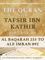 The Quran With Tafsir Ibn Kathir Part 3 of 30