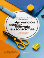 Intervención escolar centrada en soluciones